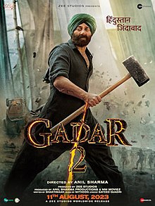 دانلود فیلم هندی 2023 Gadar 2 گادار 2 با زیرنویس فارسی