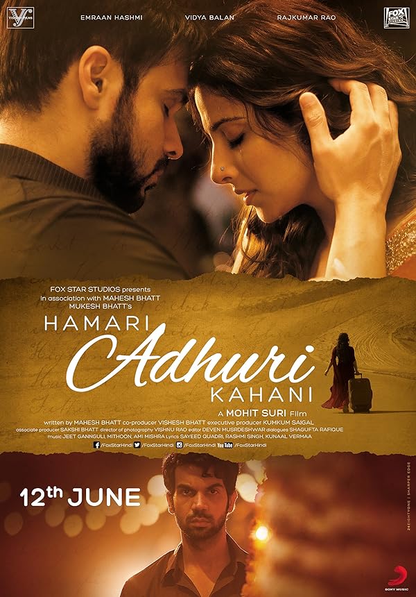 دانلود فیلم هندی 2015 Hamari Adhuri Kahani با زیرنویس فارسی