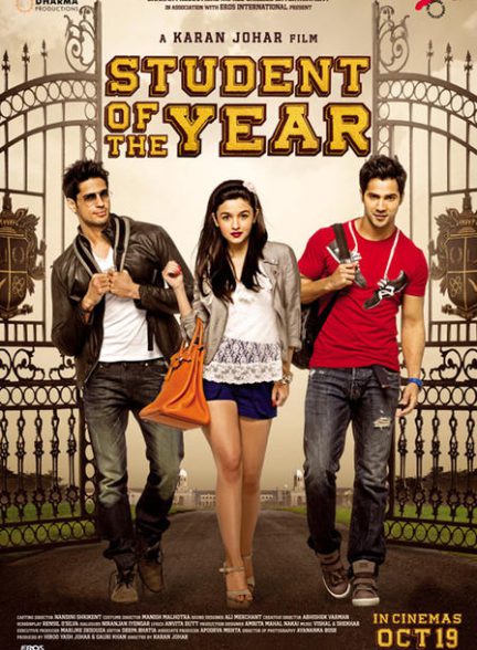 دانلود فیلم هندی 2012 Student of the Year دانش آموز سال با زیرنویس فارسی و دوبله فارسی