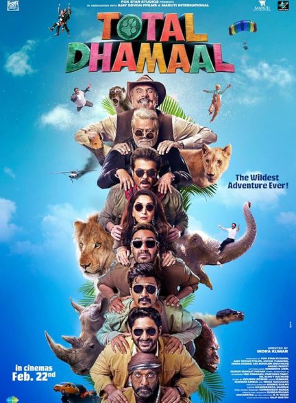 دانلود فیلم هندی 2019 Total Dhamaal با زیرنویس فارسی