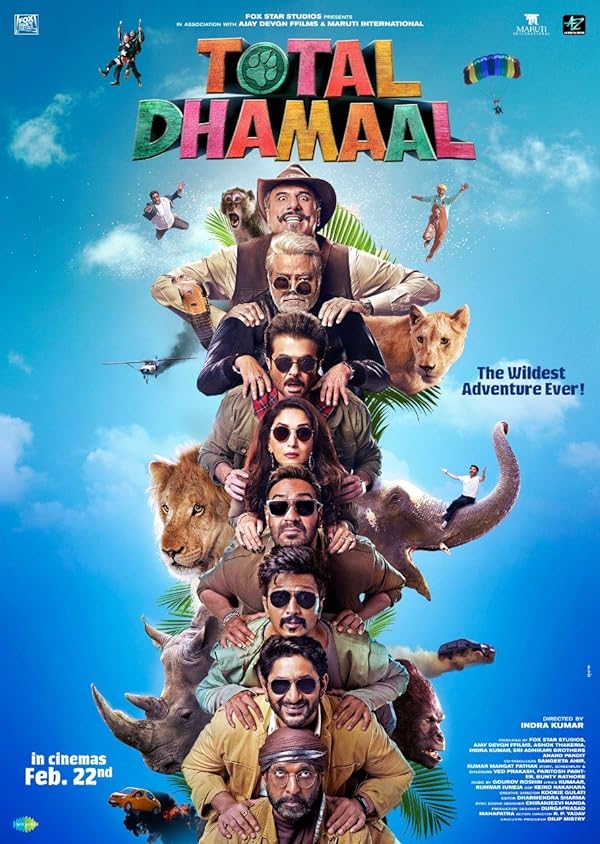 دانلود فیلم هندی 2019 Total Dhamaal با زیرنویس فارسی