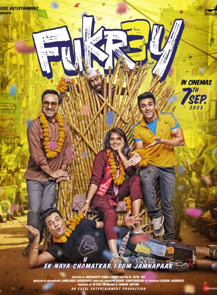 دانلود فیلم هندی 2023 Fukrey 3 فوکری 3 با زیرنویس فارسی