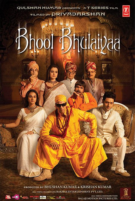 دانلود فیلم هندی 2007 Bhool Bhulaiyaa با زیرنویس فارسی و دوبله فارسی