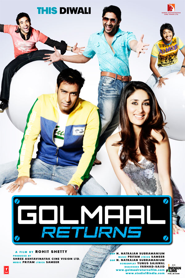 دانلود فیلم هندی 2008 Golmaal Returns با زیرنویس فارسی