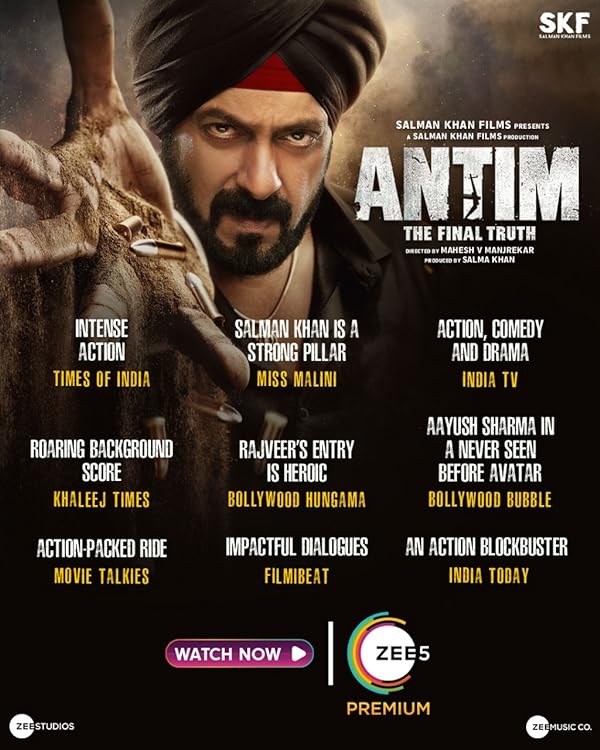 دانلود فیلم هندی 2021 Antim: The Final Truth با زیرنویس فارسی و دوبله فارسی