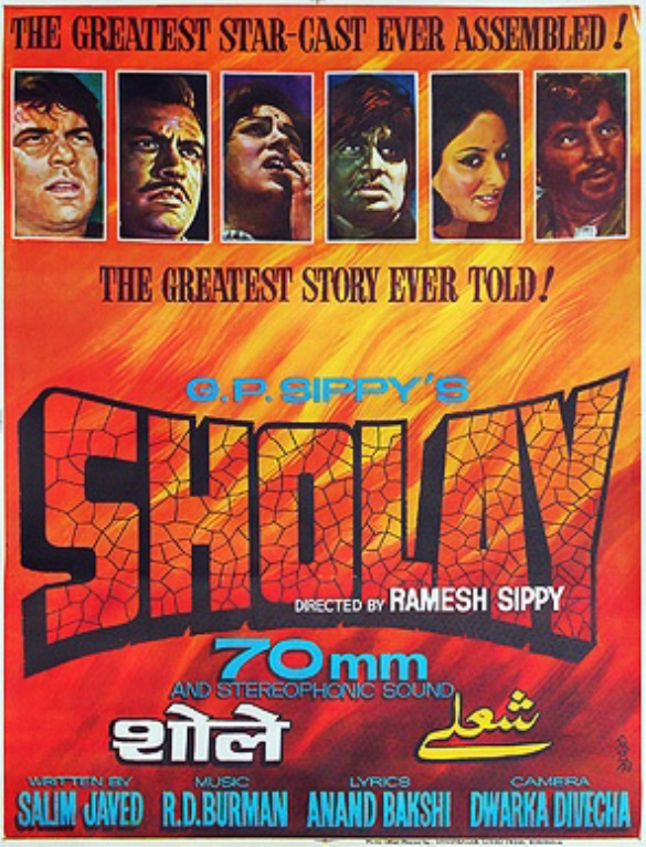 دانلود فیلم هندی 1975 Sholay شعله با زیرنویس فارسی و دوبله فارسی